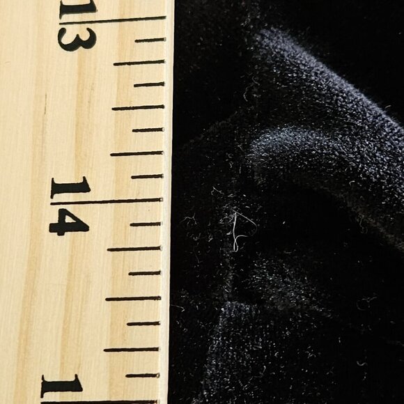 Coldwater Creek Pants Women XL Black Velvet Comfort Stretch Pull On Goth Witchy - Picture 6 of 15